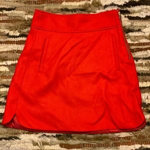 J Crew wool mini skirt